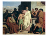 Buy Annointing of David by Saul, 1842 at AllPosters.com