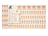 Buy A Wall Painting at Beni Hasan Depicting the Moving of a Colossal Statue of a Pharaoh at AllPosters.com