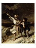 Buy King Lear and the Fool in the Storm, Act III Scene 2 from "King Lear" by William Shakespeare 1836 at AllPosters.com