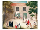 Buy Distributing Alms to the Poor, from "L'Abbaye de Port-Royal", circa 1710 at AllPosters.com