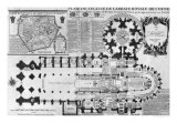 Buy Plan of the Abbey Church of St. Denis, 1705 at AllPosters.com