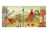 Meeting of Hernando Cortes and Montezuma