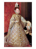 The Infanta Isabel Clara Eugenia with the Dwarf, Magdalena Ruiz, circa 1580