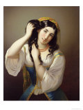 Buy A Sicilian Playing with Her Hair at AllPosters.com