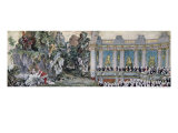Jeanne Antoinette Poisson, Marquise de Pompadour and the Vicomte de Rohan, 1749 Giclee Print