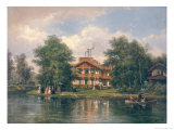 Buy The Chalet with the Yellow Door in the Bois de Vincennes, circa 1862 at AllPosters.com