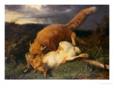 Fox and Hare, 1866