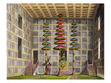 Buy Audience Hall, Cochin China, Plate 88 from Le Costume Ancien et Moderne by Jules Ferrario at AllPosters.com