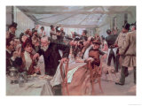 Buy Scandinavian Artist's Luncheon at Cafe Ledoyen on Varnishing Day, 1886 at AllPosters.com