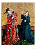 Emperor Augustus and the Tiburtine Sibyl, from the Mirror of Salvation Altarpiece, circa 1435
