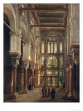 Interior of the Mosque of El Mooristan in Cairo