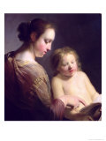 Buy The Virgin Teaching the Infant Christ to Read, circa 1630 at AllPosters.com
