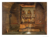 A Tomb at El-Kab, One of 24 Illustrations Produced by G.W. Seitz, Printed circa 1873