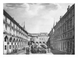 Buy View of the Men's Yard at the Conciergerie Prison circa 1831 at AllPosters.com