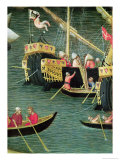 St. Nicholas Saves Mira from Famine, Detail of a Ship, circa 1327-32