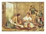 Buy Indians Preparing Tortillas, from "An Album of the Mexican Republic" at AllPosters.com