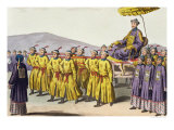 Buy Emperor Ch'Ien Lung Carried in Triumph at AllPosters.com