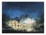 Buy Illumination of the Belvedere at the Petit-Trianon, 1781 at AllPosters.com