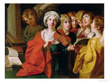 St. Cecilia with a Choir