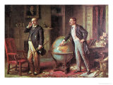 Buy President Theodore Roosevelt of the United States of America and the German Kaiser Wilhelm II at AllPosters.com