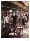 Buy The Berlin Central Telephone Exchange, circa 1890 at AllPosters.com
