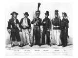 Buy Costumes of French Marines from 1680 to 1854 at AllPosters.com