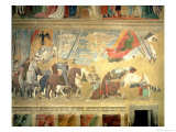 Buy The Battle of the Milvian Bridge, 312 AD, from the Legend of the True Cross, Completed 1464 at AllPosters.com