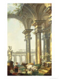 Buy Shepherds with Animals in a Classical Landscape at AllPosters.com