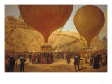 Buy The Departure of Leon Michel Gambetta in the Balloon "L'Armand-Barbes", 7 October 1870 at AllPosters.com