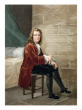 Voltaire Imprisoned in the Bastille Writing the 