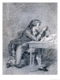 Buy Francois Buzot Comtemplating a Portrait Miniature of Madame Roland at AllPosters.com