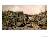 Buy Repairing the Railway, 1874 at AllPosters.com