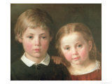 Benno Six Years and Elna, Four Years, 1864