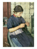 Buy Girl Knitting at AllPosters.com