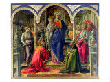 Buy The Barbadori Altarpiece: Virgin and Child Surrounded by Angels with St. Frediano and St. Augustine at AllPosters.com