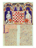 Two Men Playing a Game of Chess, Page from the 'Book of Games