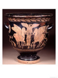 Buy Red-Figure Bell Krater Depicting Eos Riding Her Chariot from the Sea, Lucanian, circa 440-420 BC at AllPosters.com