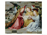 Buy The Seven Joys of the Virgin Altarpiece: Detail of Three Singing Angels, circa 1480 at AllPosters.com