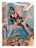 Buy Woman on a Rocking Horse at AllPosters.com