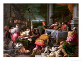 Buy The Rich Man and Lazarus, 1590-95 at AllPosters.com