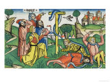 Facsimile Copy of Numbers 21 4-9 Poisonous Snakes Bite Rebellious Israelites