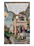 Buy Lazarus and the Rich Man's Table, Section of Wing Panel from the Mompelgarter Altarpiece at AllPosters.com