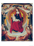 Buy Coronation of the Virgin, Centre Panel from the Bourbon Altarpiece, circa 1498 at AllPosters.com