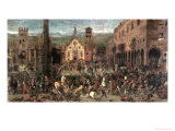 Buy The Expulsion of the Bonacolsi in 1328 in Piazza Sordello, Mantua, 1494 at AllPosters.com