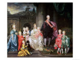 Buy Leopold I, Grand-Duke of Tuscany with His Wife Maria Ludovica and Their Children Including Franz at AllPosters.com