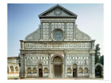 Facade of Santa Maria Novella, circa 1458-70