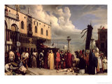 Buy Funerary Honours Given to Titian Who Died in Venice in the Plague of 1576, 1832 at AllPosters.com