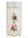 Buy Putti Amid Swags of Flowers and Leaves at AllPosters.com