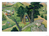 Rama and Lakshmana Wandering in Search of Sita, from the 
