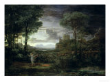 Landscape with Jacob Wrestling with the Angel, or Night, 1672